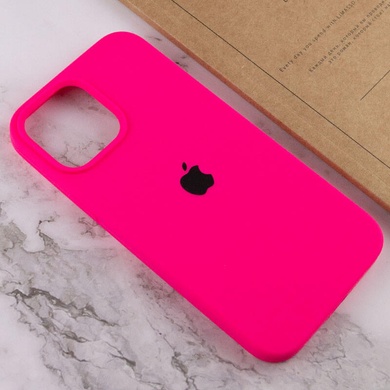 Чохол Silicone Case Full Protective (AA) для Apple iPhone 15 Pro (6.1"), Розовый / Barbie pink
