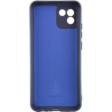 Чехол Silicone Cover Lakshmi Full Camera (A) для Samsung Galaxy A03 Синий / Midnight Blue