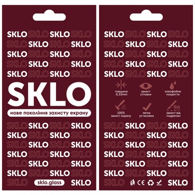 Защитное стекло SKLO 3D (full glue) для Xiaomi Redmi Note 10 5G / Poco M3 Pro Черный
