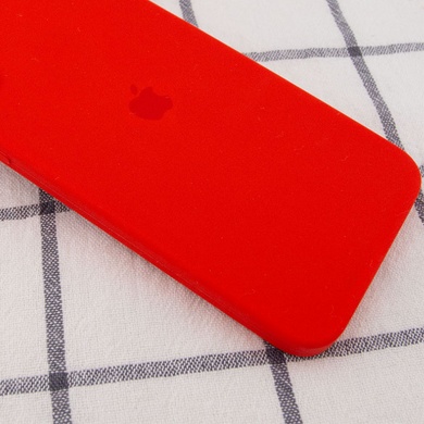 Чехол Silicone Case Square Full Camera Protective (AA) для Apple iPhone 11 (6.1") Красный / Red