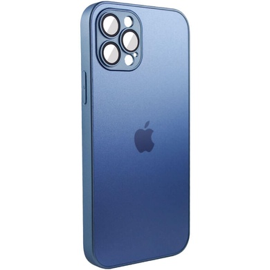 Чехол TPU+Glass Sapphire matte case для Apple iPhone 13 Pro Max (6.7") Sierra Blue