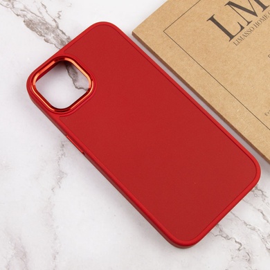TPU чехол Bonbon Metal Style для Apple iPhone 13 (6.1") Красный / Red