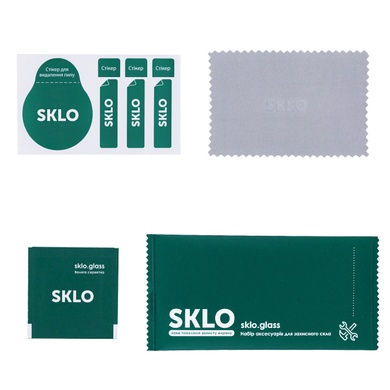 Захисне скло SKLO 3D (full glue) для Xiaomi Redmi Note 10 5G / Poco M3 Pro, Чорний