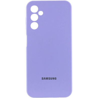 Чохол Silicone Cover Lakshmi Full Camera (AAA) with Logo для Samsung Galaxy A15 4G/5G, Бузковий / Dasheen