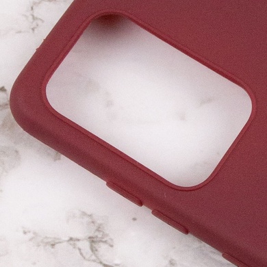 Силіконовий чохол Candy для Xiaomi Redmi Note 11E, Бордовый