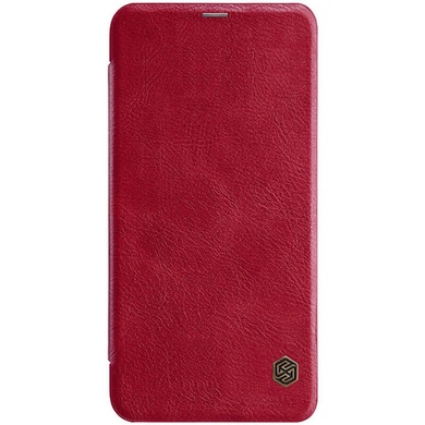 Кожаный чехол (книжка) Nillkin Qin Series для Huawei Honor V30 Pro, Красный