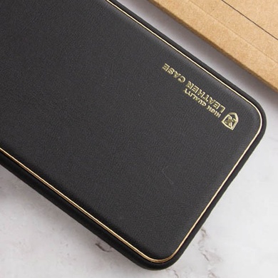 Кожаный чехол Xshield для Xiaomi Redmi Note 8 Pro Черный / Black