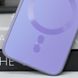 Чохол TPU+Glass Sapphire Midnight with MagSafe для Apple iPhone 12 (6.1"), Бузковий / Dasheen