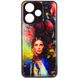 TPU+PC чехол Prisma Ladies для Xiaomi Redmi 13 4G / Poco M6 4G Peonies