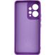 Чехол Silicone Cover Lakshmi Full Camera (A) для Xiaomi Redmi Note 12 4G Фиолетовый / Purple
