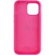 Чохол Silicone Case Full Protective (AA) для Apple iPhone 15 Pro (6.1"), Розовый / Barbie pink
