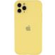 Чохол Silicone Case Full Camera Protective (AA) для Apple iPhone 12 Pro Max (6.7"), Желтый / Mellow Yellow