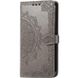 Кожаный чехол (книжка) Art Case с визитницей для Xiaomi Redmi Note 13 Pro 4G Серый
