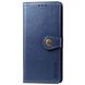 Кожаный чехол книжка GETMAN Gallant (PU) для Xiaomi Poco X5 5G / Redmi Note 12 5G Синий