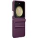 Шкіряний чохол Leather Case (AAA) для Samsung Galaxy Z Flip5, Purple