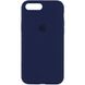 Чехол Silicone Case Full Protective (AA) для Apple iPhone 7 plus / 8 plus (5.5") Синий / Deep navy
