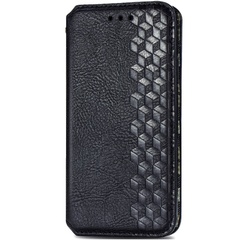 Кожаный чехол книжка GETMAN Cubic (PU) для Samsung Galaxy A31 Черный