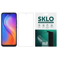 Защитная гидрогелевая пленка SKLO (экран) для Huawei Y6 Pro (2019) Матовый