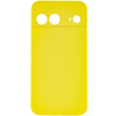 Чохол Silicone Cover Lakshmi Full Camera (AAA) для Google Pixel 7, Желтый / Yellow