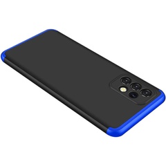 Пластиковая накладка GKK LikGus 360 градусов (opp) для Samsung Galaxy A52 4G / A52 5G / A52s Черный / Синий