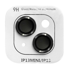 Защитное стекло Metal Classic на камеру (в упак.) для Apple iPhone 13 mini / 13 Черный / Black