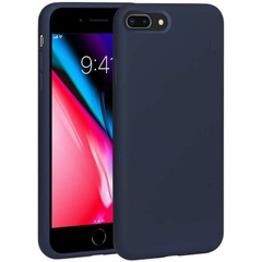 Чехол Silicone Case Slim Full Protective для Apple iPhone 7 plus / 8 plus (5.5"), Синий / Midnight Blue