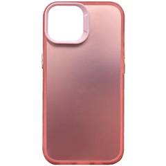 TPU+PC чехол Magic glow with protective edge для Apple iPhone 15 (6.1") Pink