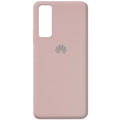 Чехол Silicone Cover Full Protective (AA) для Huawei P Smart (2021) Розовый / Pink Sand