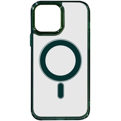 Чехол TPU Iris with MagSafe для Apple iPhone 13 Pro (6.1") Зеленый