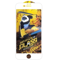 Защитное стекло 5D Anti-static Panda (тех.пак) для Apple iPhone 7 plus / 8 plus (5.5") Белый