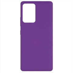 Чохол Silicone Cover Full without Logo (A) для Samsung Galaxy A72 4G / A72 5G, Фіолетовий / Purple