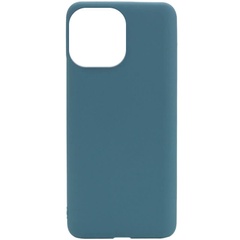 Силиконовый чехол Candy для Apple iPhone 13 Pro (6.1") Синий / Powder Blue