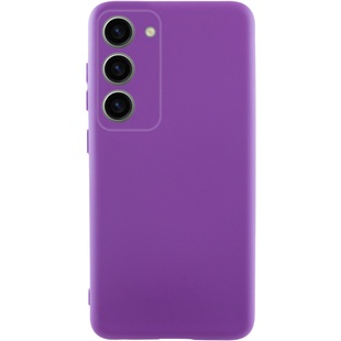 Чохол Silicone Cover Lakshmi Full Camera (AA) для Samsung Galaxy S24 FE, Фіолетовий / Purple