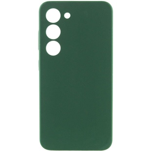 Чохол Silicone Cover Lakshmi Full Camera (AAA) для Samsung Galaxy S24 FE, Зеленый / Cyprus Green