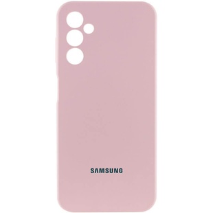 Чохол Silicone Cover Lakshmi Full Camera (AAA) with Logo для Samsung Galaxy A15 4G/5G, Рожевий / Pink Sand