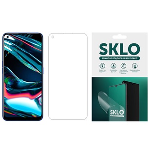 Защитная гидрогелевая пленка SKLO (экран) для Realme 9 4G / 9 Pro+ Прозрачный