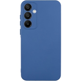 Чехол Silicone Cover Lakshmi Full Camera (A) для Samsung Galaxy A35 Синий / Navy Blue