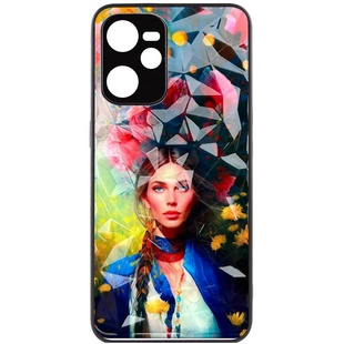 TPU+PC чехол Prisma Ladies для Realme C35 Peonies