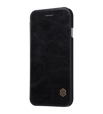 Кожаный чехол (книжка) Nillkin Qin Series для Apple iPhone 7 / 8 / SE (2020) (4.7") Черный