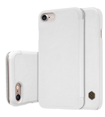 Кожаный чехол (книжка) Nillkin Sparkle Series для Apple iPhone 8 (4.7"), Белый