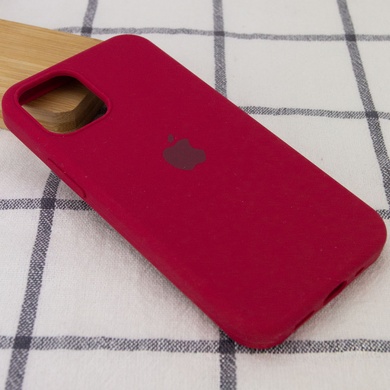 Чохол Silicone Case Full Protective (AA) для Apple iPhone 12 Pro Max (6.7 "), Красный / Rose Red
