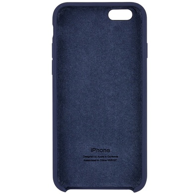 Чехол Silicone case (AAA) для Apple iPhone 6/6s (4.7"), Синий / Midnight Blue