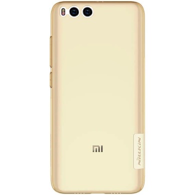 TPU чехол Nillkin Nature Series для Xiaomi Mi 6, Золотой (прозрачный)