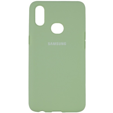 Чохол Silicone Cover Full Protective (AA) для Samsung Galaxy A10s, М'ятний / Mint