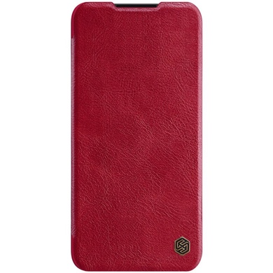 Кожаный чехол (книжка) Nillkin Qin Series для Samsung Galaxy A70s, Красный