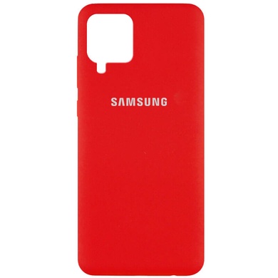Чехол Silicone Cover Full Protective (AA) для Samsung Galaxy A42 5G Красный / Red