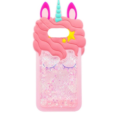 Силіконовий чохол Unicorn 3D для Samsung Galaxy S10 +, Розовый