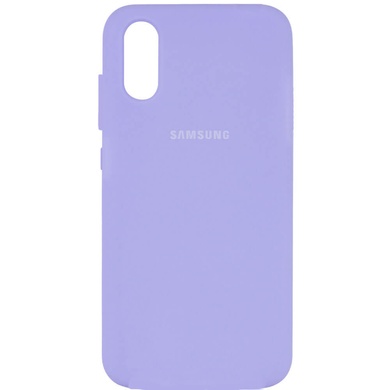 Чехол Silicone Cover Full Protective (AA) для Samsung Galaxy M01 Core / A01 Core Сиреневый / Dasheen
