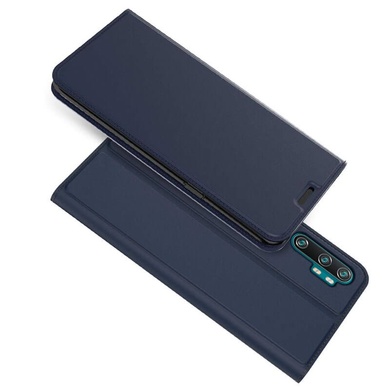 Чехол-книжка Dux Ducis с карманом для визиток для Xiaomi Mi Note 10 / Note 10 Pro / Mi CC9 Pro Синий