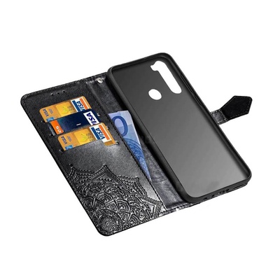 Кожаный чехол (книжка) Art Case с визитницей для Xiaomi Redmi Note 8T Черный